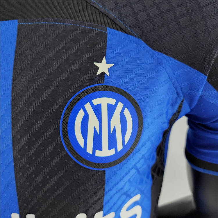 22/23 Inter Milan Home Blue Soccer Jersey Football Shirt (Player Version) - Click Image to Close